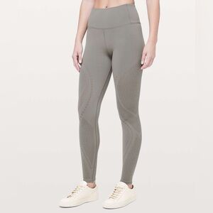 Lululemon Reveal Tight *Mindful Motion sz 8 Carbon Dust